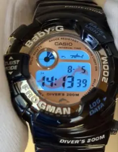 御蔵島/baby-G/限定/G-SHOCK/フロッグマン/BGW-103K/レアのサムネイル