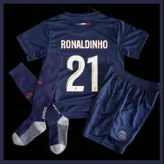 パリ・サンジェルマン ロナウジーニョ RONALDINHO 21 半袖 シャツ 希少】90s パリサンジェルマン NIKE ナイキ ロナウジーニョ #21