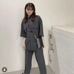 即日発送可！KAZEN 看護師 スクラブ スラックスボルドー×ネイビー 上L