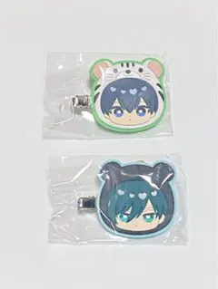 ブルーロック アニマルヘアクリップ 潔世一 糸師凛