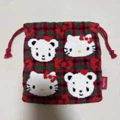 IENA ENFANT フェイラー HELLO KITTY 巾着 ポーチ - メルカリ