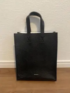 Hender Scheme レザー リバーシブル トートバッグ ブラック - メルカリ