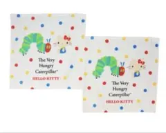 ハローキティ　はらぺこあおむし 　 　　　　　ハンドタオル2枚　サンリオしまむら