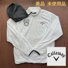 Callaway ゴルフジャケット プルオーバー　ブルゾン　LLサイズ ホワイト