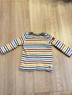 miki HOUSE ストライプ 長袖　90