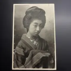 明治時代の「ハガキ」 明治20年代 実逓便葉書青1銭 差出人が赤インクばかり5種セット