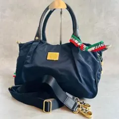 Orobianco 2way ハンドバッグ ショルダーバッグ　ネイビーのサムネイル