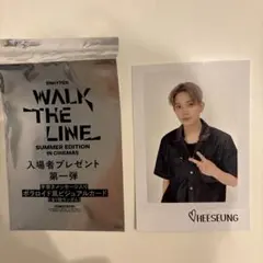enhypen walk the line ポラロイド風ビジュアルカード　ヒスン