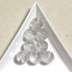 《お裾分け・天然石》ハーキマーダイヤモンド 9㍉玉8粒【2点目以降150円】