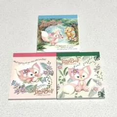 ディズニー ダッフィー＆フレンズ リーナベル メモ帳 3個セット