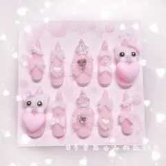 ネイルチップ 量産型 地雷系 平成女児 スカルプ 付け爪