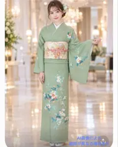 正絹 訪問着 4点 フルセット 入学式 卒業式 結婚式 お宮参り 七五三