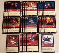 ⭐️Disneyロルカナ⭐️ルビーデッキパーツまとめ売り　スーパーレア含む30枚