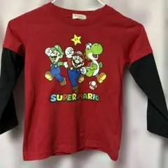 【新品タグ付き】　スーパーマリオ キッズ　長袖Ｔシャツ　１１０