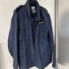 AVIREX PX ミリタリージャケット ネイビー