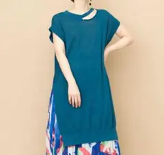 オズモーシス　ノースリーブニットワンピース