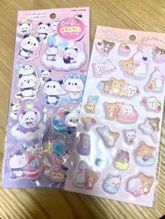リラックマもちもちパンダシールセット