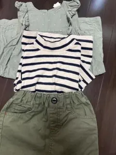 90センチ　まとめ売り　3点　ワンピース トップス トップスのサムネイル