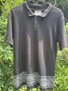 06SS SASQUATCHfabrix. ペイズリー ニットポロのサムネイル