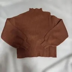 GRL ボリュームスリーブボトルネックニットトップス