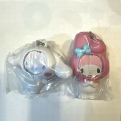 サンリオ　フォトフレームマスコット　シナモロール　マイメロディー