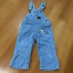 ピーナッツ　SNOOPY コーデュロイ　オーバーオール　90㎝