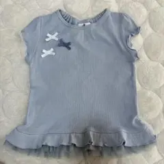 parentsdream 水色 フリル Tシャツ 95のサムネイル