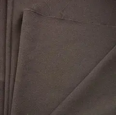 ウール生地　綾織　　濃い茶系