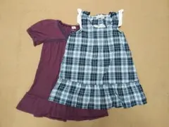 【値下げ】ワンピース 110cm 2枚組 Combi minii他のサムネイル