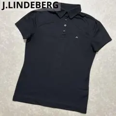 J.リンドバーグ★モノトーン★薄手ストレッチ★ポロシャツ【レディース サイズS】