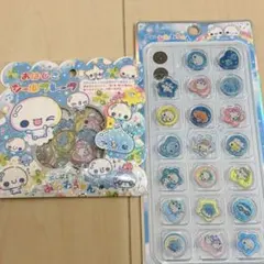 おはじきシールフレーク　ぷくぷくあわわちゃん　メタルシール入り　正規品