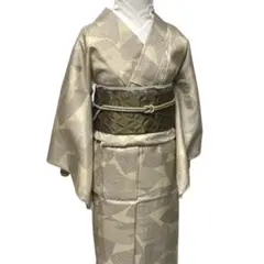 ¨̮⃝ 身丈155 上質 大島紬 扇 絣 亀甲