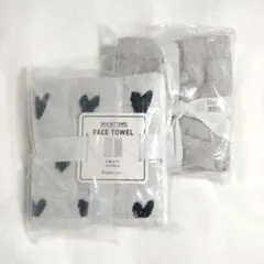 Francfranc ヴァレセット フェイスタオル　2枚セット　2セット