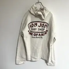 RON JON ロンジョン白サーファー仕様メキシカンパーカーLA