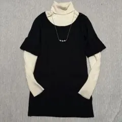 美品★22OCTOBRE★チュニックワンピース★Mサイズ