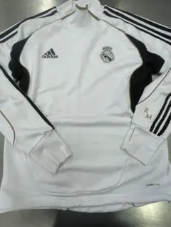 【希少】アディダス レアルマドリード 11/12 トレーニングウェア 白×金 L
