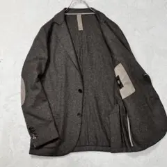 美品『イレブンティ』エルボパッチ 2Bジャケット イタリア製 本切羽 背抜きのサムネイル
