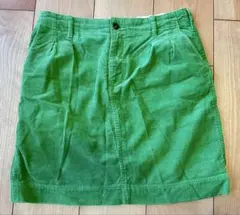 Coen 緑色 コーデュロイ タイトスカート Lサイズ