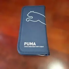 PUMA 筆箱 ネイビー ファスナー式のサムネイル