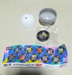 BT21 オリジナルアクリルステッカー カプセル付き