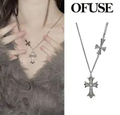 OFUSE クロスモチーフ ネックレス