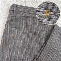 極美品　大きいサイズ✨45Rコットンツイードの908みゆきパンツ