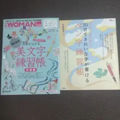 美文字練習帳 行書編 & ペン字練習帳　2冊セット売り