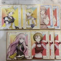 プロセカ セガラッキーくじ 色紙 9点