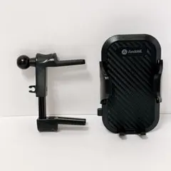 スマホホルダー 車 エアコン 送風口 車載ホルダー 丸型 縦型 対応
