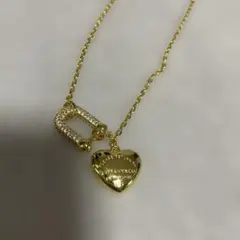 Tiffany & Co. ハート型ロック ネックレス　ノベルティ　刻印あり