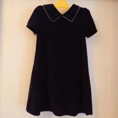 ZARAキッズ　ベロアワンピース　128cm
