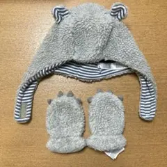 babyGap クマ耳帽子とミトンセット 12-18ヶ月