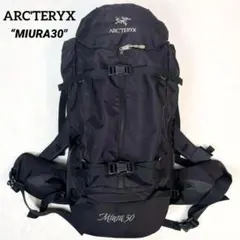 希少✨美品 アークテリクス ミウラ30 リュック バックパック ブラック 黒 アークテリクス ARC'TERYX ミウラ30 Miura 30 バックパック