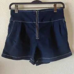 デニム ショートパンツ M ハイウエスト